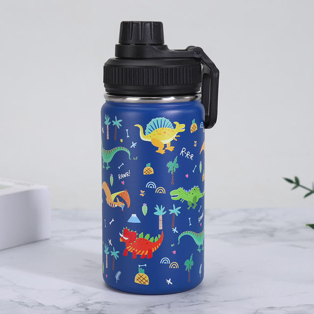 Cross-Border 12oz Cartoon Portable Space Flask Thermos Cup Custom-Made 304 Stainless Steel Outdoor Portable Vacuum Space Cup detail 8
