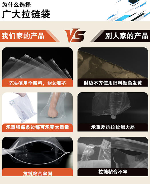 High-Transparency Pe Transparent Zipper Bag for Short-Sleeved Clothing, Self-Sealing Packing Storage Bag, Cross-Border Frosted Socks and Clothing Packaging Bag detail 4