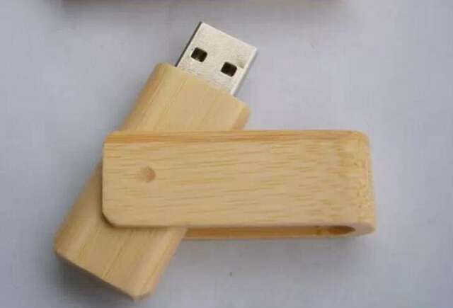 Bamboo USB flash drive rotating bamboo USB flash drive detail 8