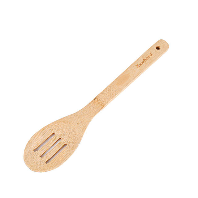 Alishan Kitchenware Set Bamboo Shovel Spoon Wholesale Non-stick Pan Stir-frying Shovel Bamboo Shovel Cookware Laser Engraved LOGO detail 10