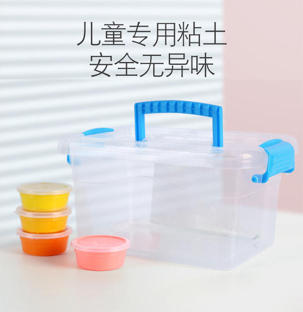 Children's ultra-light clay non-toxic safe Plasticine color mud handmade light clay kindergarten baby handmade toys detail 4