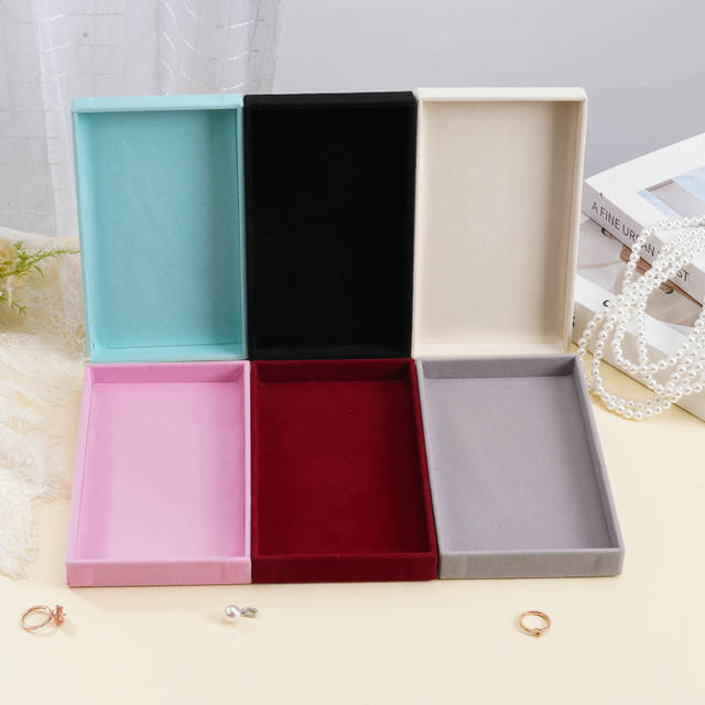 Amazon Foreign Trade Jewelry Box Cross-Border Jewelry Accessories Storage Box Creative Jewelry Box Velvet Tray Storage Box detail 4