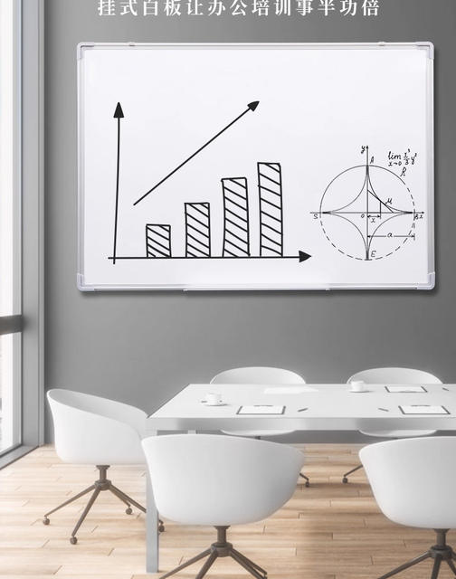 Magnetic whiteboard writing board office blackboard wall hanging home teaching noteboard erasable children's drawing board whiteboard detail 7