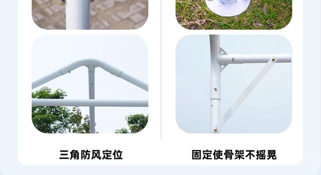 Trendy Outdoor Camping Dining Market Night Market Weatherproof Sunshade Tent Fabric Canopy Warm detail 6