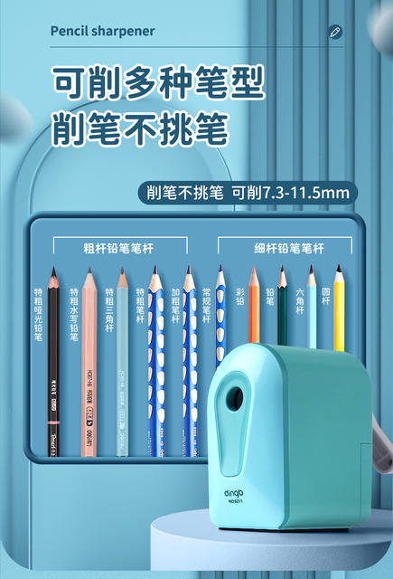 Pencil Sharpener for Primary School Students, Large Diameter Pencil Sharpener, Durable Thick Rod, Large Triangular Pencil Hole Pen, Pencil Sharpener detail 5