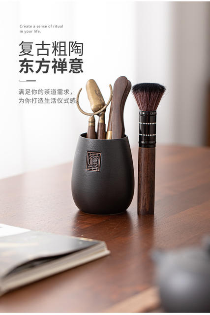 Tea Ceremony Six Gentlemen suit Kung Fu Tea Set Accessories Daquan Tea Table Tea Table Tea Soaking Tools Tea Clip Brush Supplies detail 4