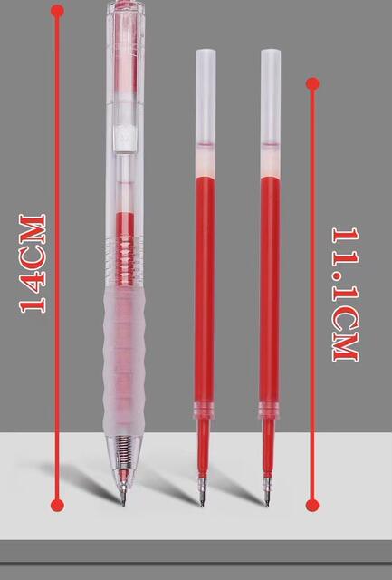 Homework artifact red pen 0.5 quick-dry teachers correcting special error correction students ST press red gel pen wholesale detail 11