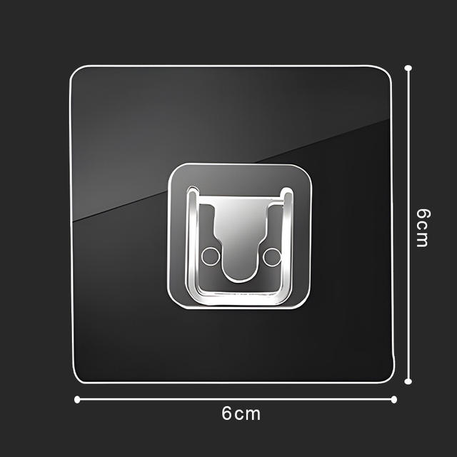 No Punching Hook Fixed Strong Multi-Functional Household Thickeneded Patch Acrylic Buckle Traceless Sticker Storage Rack