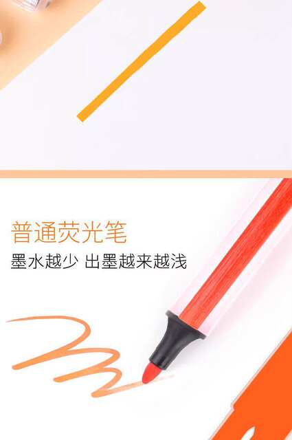 Snow White Direct Liquid Fluorescent Marker Pen 626 Colorful Fluorescent Marker Pen for Students, Candy-Colored, Odorless, for Highlighting Key Points detail 10
