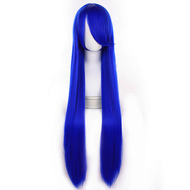 150cm Universal Wig Cosplay High-Temperature Silk Fluffy Wig Multiple Colors Available Long Straight Hair Fluffy Style detail 4