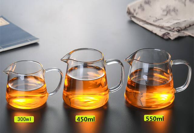 Factory wholesale fair cup glass heat-resistant transparent tea filter kung fu tea set tea sea tea suit detail 3