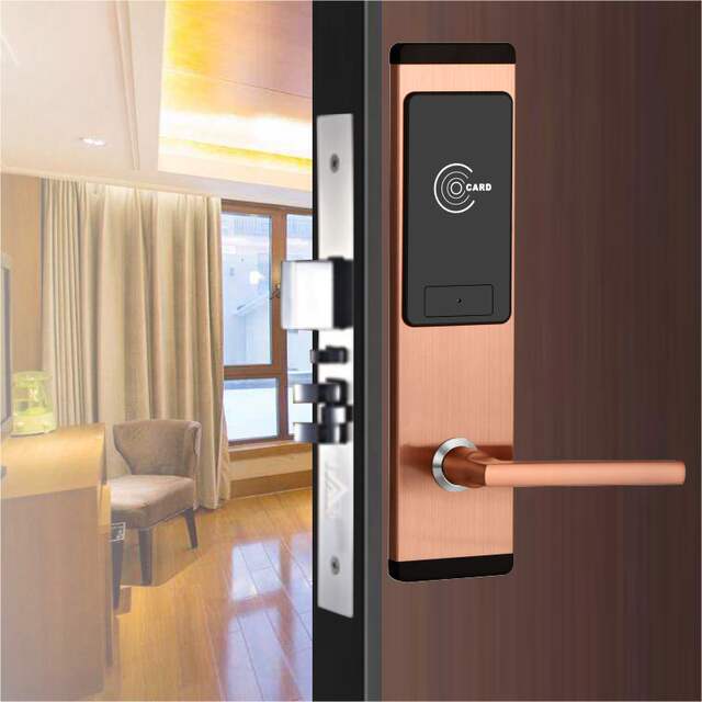 Hotel credit card lock hotel electronic lock apartment anti-theft sensor lock smart lock mobile phone networking password lock magnetic card lock detail 11