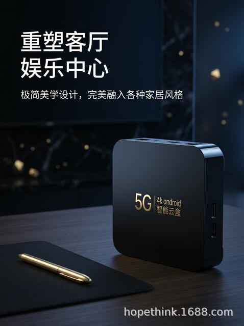 Internet Tv Set-Top Box Tv 5g Dual-Band Bluetooth Wifi Supports High-Definition Playback and Screen Projection, Supports Projector detail 11