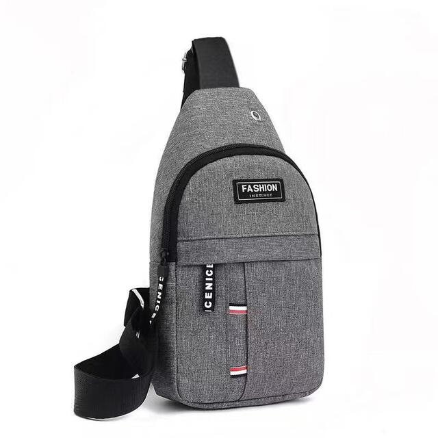 Korean Style Chest Bag Outdoor Mountaineering Riding Shoulder Crossbody Zin Cloth Chest Bag Outdoor Sports Bag Street Trendy Men's Backpack detail 8