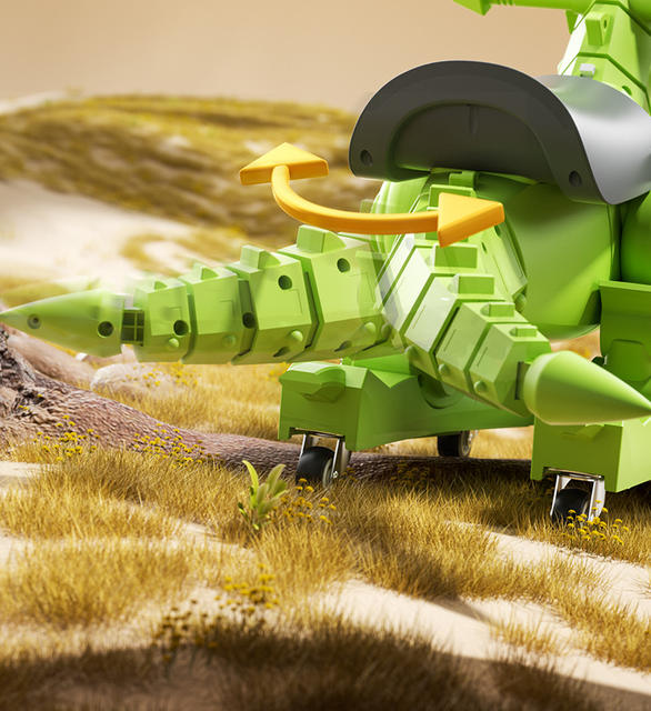 Children's Dinosaur Sliding Car for 1-3 Year Old Toddlers, Anti-Rollover Ride-On Car, Electric Twist Car, Modified Version detail 5