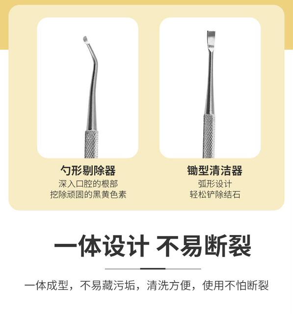 Dental Tools 6-Piece Set Oral Cleaning Care Kit for Removing Tooth Stains and Calculus, Probe, Tweezers, Mirror, Factory Ready Stock detail 8