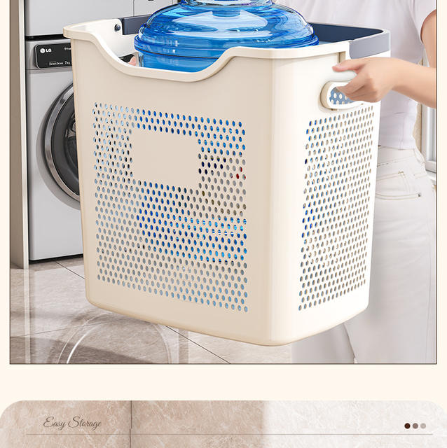 Dirty Laundry Basket for Home Use, Large Capacity Laundry Hamper for Bathroom, Toilet, and Shower, with Compartments for Organizing Clothes detail 5