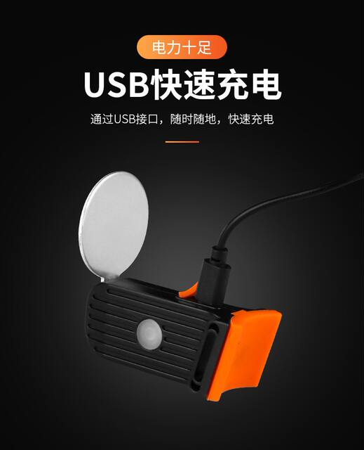 Bicycle Light Tail Light Rechargeable Night Riding Light Mountain Bike Riding Light Warning Equipment Accessories Bicycle Road Bike Rear Light detail 9