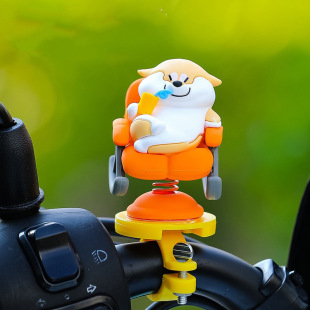Car Ornaments Cute Cartoon Doll Windmill Electric Car Bicycle High-End Car Summer Decoration Car Decoration detail 8