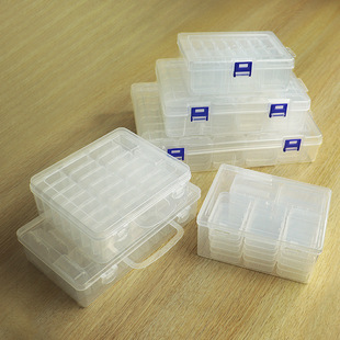 Rectangular transparent storage box with lid pp box transparent plastic box wholesale packaging box within 150mm long detail 8