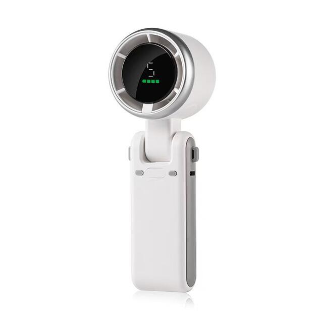 Foreign Trade N607 High-Speed Handheld Mini Fan USB Portable Foldable Neck-Hanging Turbo Fan with Long Battery Life Portable Model