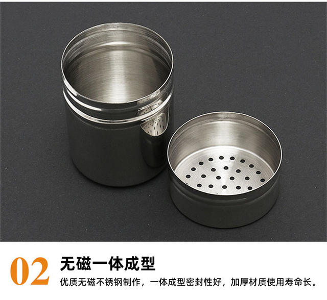 Factory direct stainless steel seasoning jar toothpick container seasoning box pepper jar barbecue jar pepper jar detail 4