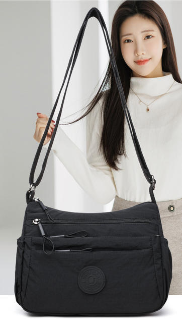 (with Laminated) New Multi-Compartment Casual Lightweight Shoulder Crossbody Bag, Fashionable Work Clothing, Simple for Middle-Aged and Elderly Mothers detail 2