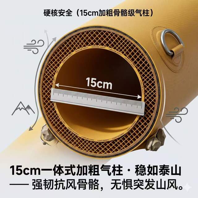 Outdoor Camping Inflatable Tent That Opens in One Second, Made of Oxford Cloth, Sun-Proof and Storm-Proof, Foldable Camping Tent in Stock detail 4