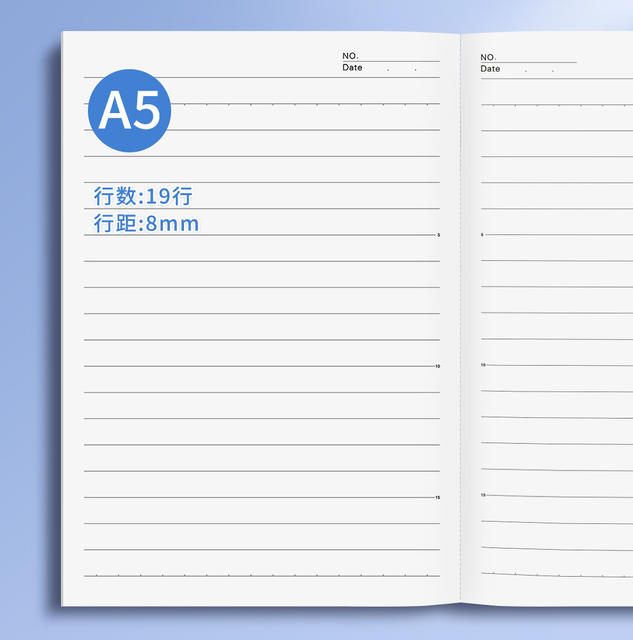 [Free Shipping] A5 Notebook Soft Cover Business Office Notebook Wholesale College Student Postgraduate Entrance Examination Notepad Glue Bound Notebook detail 11