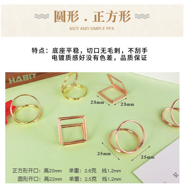 In-Stock Double-Layer Heart-Shaped Note Holder, Triangular Business Card Holder, Desktop Message Holder, Heart-Shaped Label Holder, Hotel Table Card Holder detail 3
