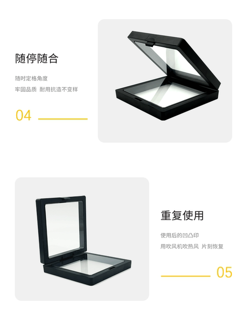 Source manufacturers anti-oxidation PE film transparent suspension box display box PE suspension box jewelry suspension box wholesale detail 4