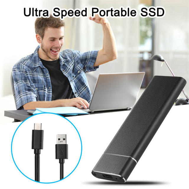 Cross-border dedicated 4TB6TB8TB mobile hard disk high-speed SSD portable and large-capacity mobile solid state disk detail 1
