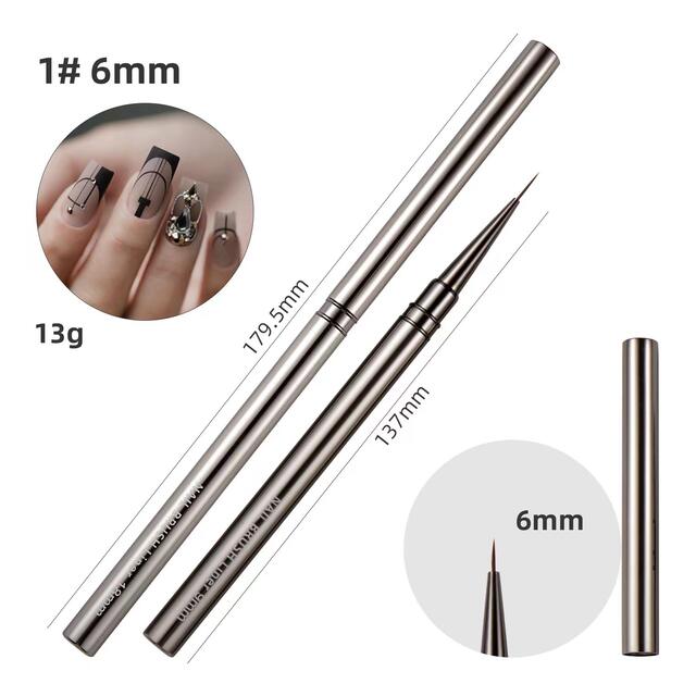 Japanese Nail Art Liner Pen Nail Art Shop Special Professional Line Pen Goumei Pen Point Flower Line Pen Color Pen detail 1