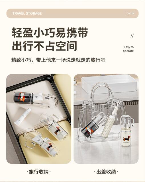 Dormitory Mouthwash Cup, Toothbrush Cup for Middle and High School Students, Travel and Dormitory Supplies, Toiletry Set, Tooth Cup, Toothbrush Holder, Mouth Cup detail 11