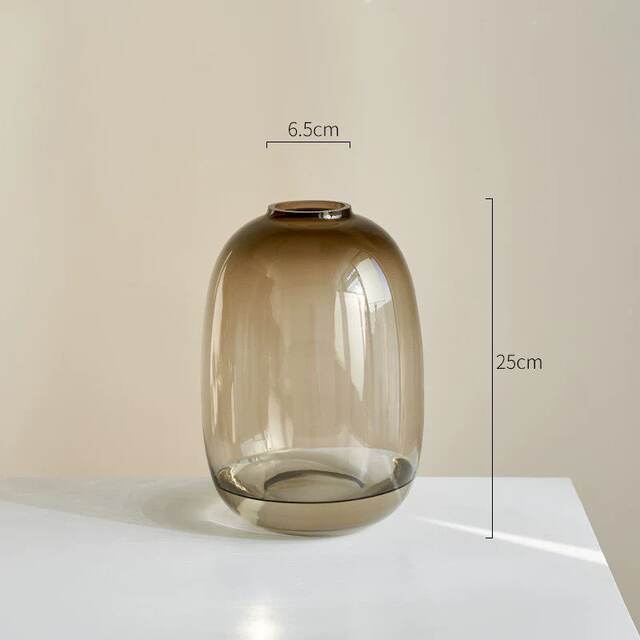 Ins-Style Large Glass Vase Floor Ornament for Hydroponics, Suitable for Snow Willow, Monstera, and as a Flower Arrangement Vessel in Entryway or Model Room
