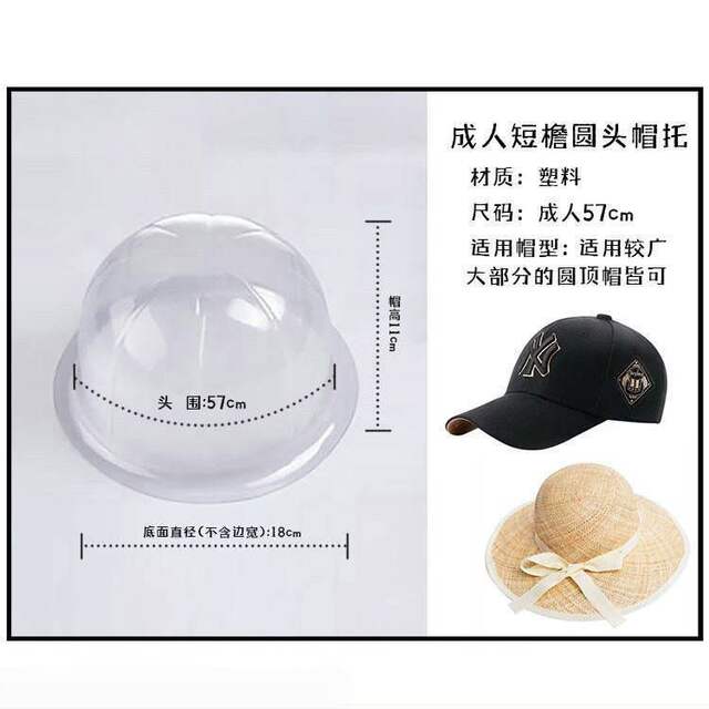 Plastic Hat Support, Plastic Hat Shaper, Round Hat Anti-Deformation Inner Support, Adult Hat Storage and Shaping detail 7