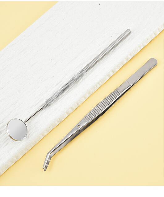 Dental Tools 6-Piece Set Oral Cleaning Care Kit for Removing Tooth Stains and Calculus, Probe, Tweezers, Mirror, Factory Ready Stock detail 11