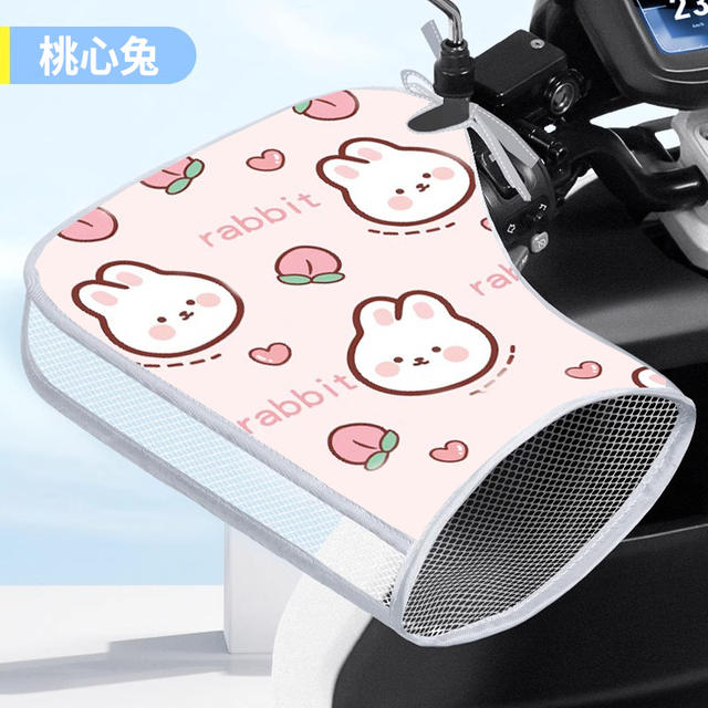 Electric Bicycle Sun Protection Handlehold Cover Summer UV Protection Battery Car Gloves Sunshade Waterproof Windshield Handlehold Cover detail 1
