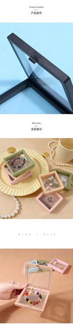 Pe Film Suspension Box Jewelry Box Ring Bracelet Necklace Display Box Anti-Oxidation Storage Box Jewelry Box detail 10