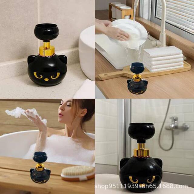 Cute Cat Paw Foam Soap Dispenser detail 3
