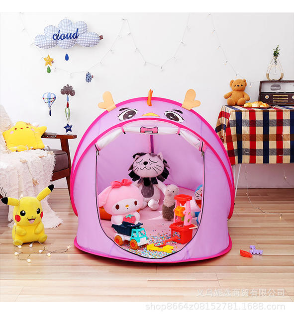 Ce Cpc Certified Cross-Border Indoor Children's Playhouse Toys for Boys and Girls Cartoon No-Installation Toy Tent detail 6