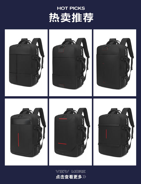 Vacuum Backpack Men's Business Travel Bag Large Capacity Vacuum Compression Computer Backpack Cross-Border Multi-Function detail 2