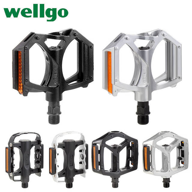 WELLGO Wig Bicycle Pedal Ultra Light Double DU Peilin Bearing genuine goods M195 C25 Pedal detail 1