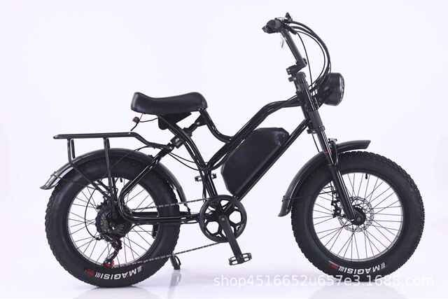 Snow and Beach Electric Bikes 48V Fat Tire 7-Speed Adult Off-Road Cross-Border Mountain Bike detail 2