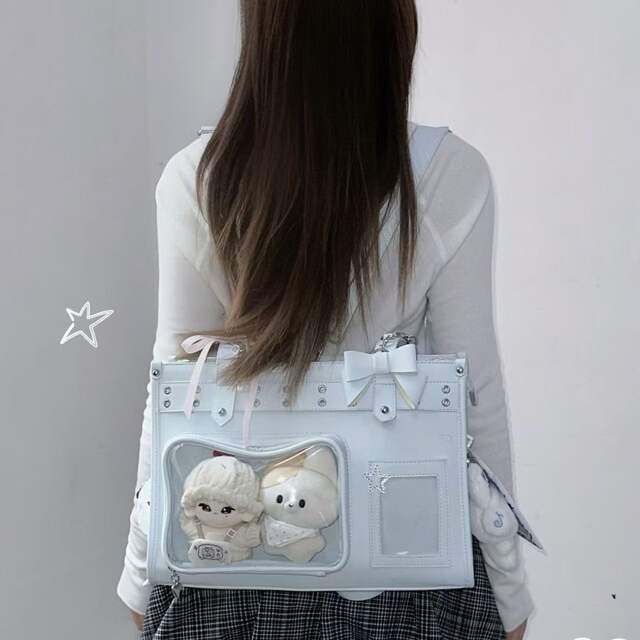 K-Pop Fan Hidden Compartment Bag for Concert, Small Snack Bag, Korean Style Single Shoulder Crossbody Backpack, New Model for Female Students detail 10