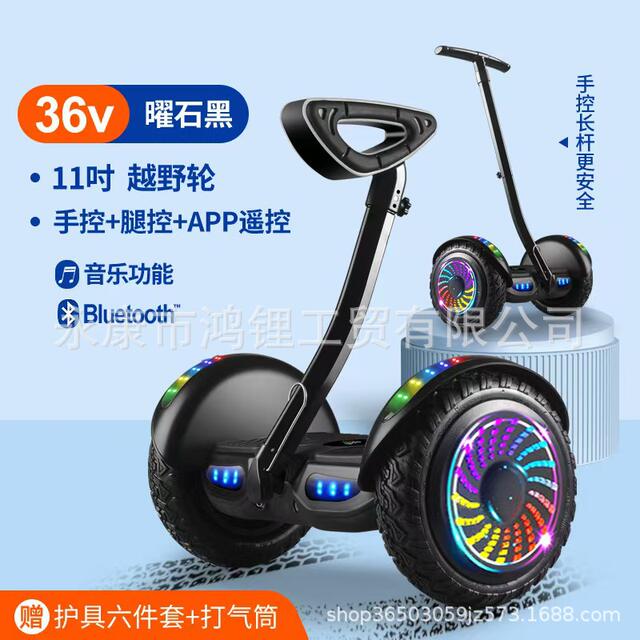 Electric Balance Scooter, Two-Wheel Dual-Bar Scooter for Adults and Children, Self-Balancing Scooter with Handlebars, Shared Scooter detail 12