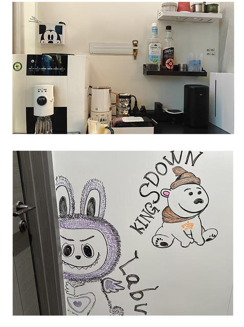 Whiteboard Wall Stickers for Kitchen, Oil-Resistant and High-Temperature Resistant Enamel Board, Can Be Doodled On, Easy to Clean, Multifunctional Magnetic Whiteboard detail 9