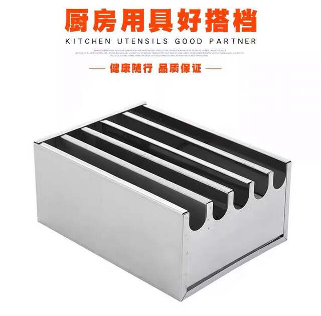 Knife holder kitchen with lid knife box stainless steel kitchen storage rack with lid knife box hotel large knife holder kitchen knife box commercial detail 1