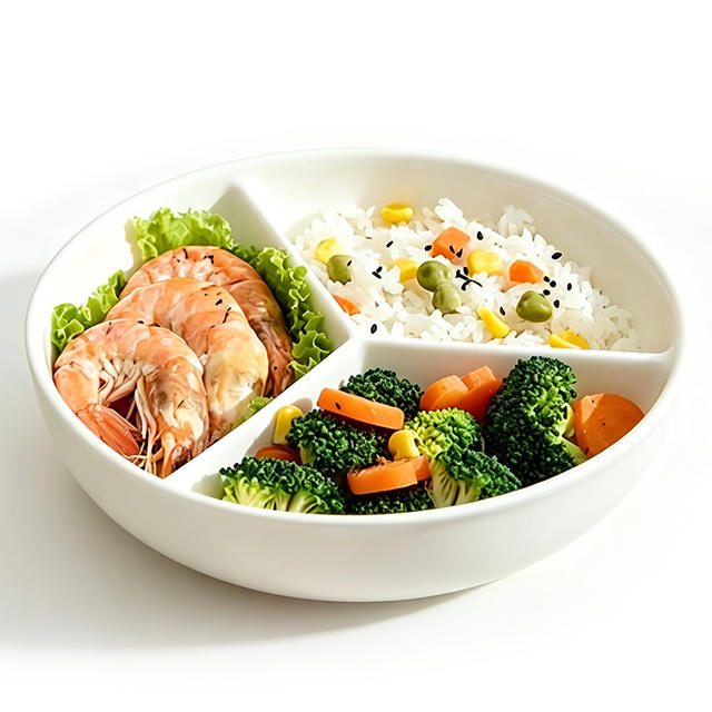 【Large Size 19cm Diameter】Steaming Plate, Dinner Plate, Baby Food Supplement Steaming Bowl, Divided Steaming Tray detail 4