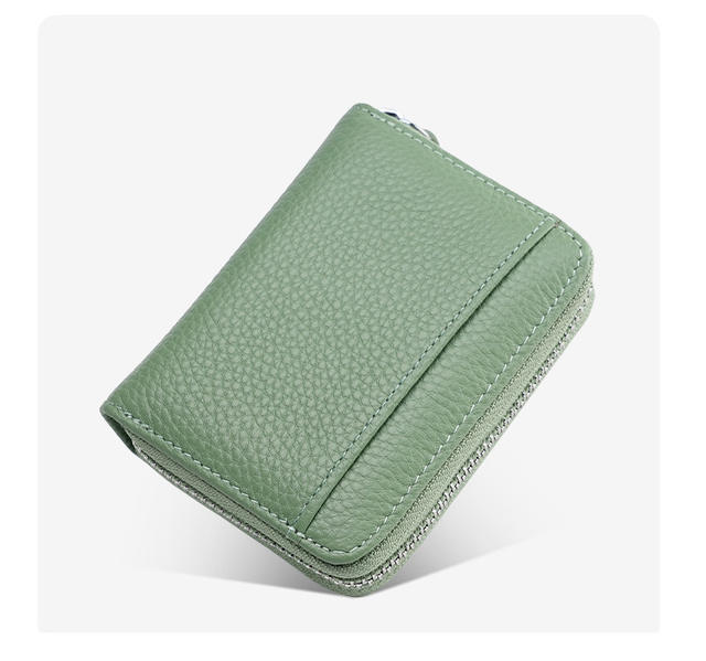 Rfid Genuine Leather Card Holder, Anti-Theft Credit Card Coin Wallet, Card Holder, Business Card Holder, Coin Purse, Accordion Card Holder detail 3